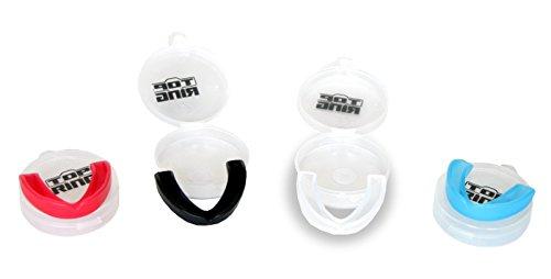 ORIENTE SPORT PARADENTI COLORATO con Custodia, Top Ring, OS 429JR - OS 429SR (Trasparente, Senior)