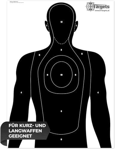 X-Targets Obiettivo grande Human Silhouette / 50 x 70 cm/carta 120 g/m² (20 pezzi)