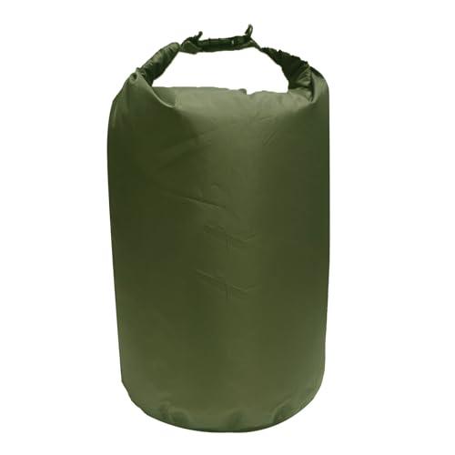 Borsa impermeabile, 10 l/20 l/40 l/70 l/90 l, sacco impermeabile per sport acquatici, per kayak, spiaggia, nuoto, campeggio, escursionismo, Verde militare., 10 l, Roll-top Dry Bag