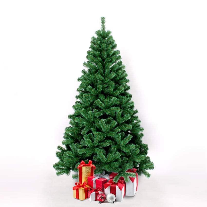 Albero di Natale classico artificiale verde in PVC 180cm Stockholm