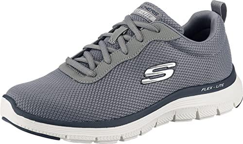 Skechers Flex Advantage 4.0, Scarpe da ginnastica Uomo, Grigio, 43 EU