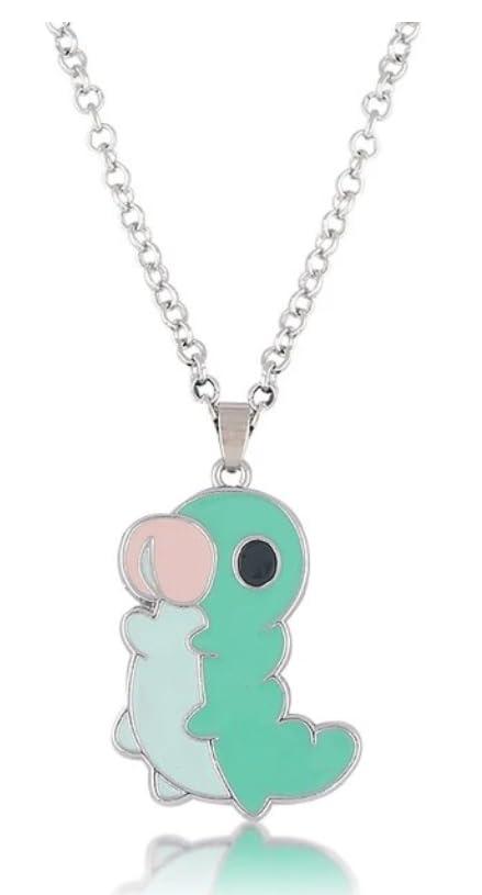 Strike3D Gioco Hollow Knight Grub Logo The Pale king Figure portachiavi collana gioielli (Collana)