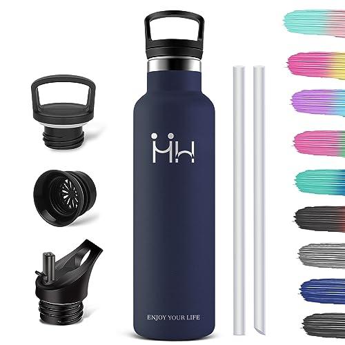HoneyHolly Borraccia Termica 1 Litro, Senza BPA, Borraccia Termica, Sottovuoto a Doppia Parete, Bottiglia Termica, 18/8 Acciaio Inox, Borracce Termiche, Borraccia per Palestra, Sport, Bici