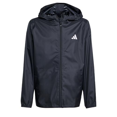 adidas Mixte enfant RAIN JACKET, Black, 9-10 Years