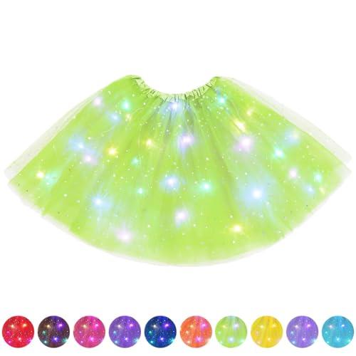 AYBUY Gonna Tulle a 3 Strati Luminosa per Carnevale, Natale, Halloween, Matrimonio
