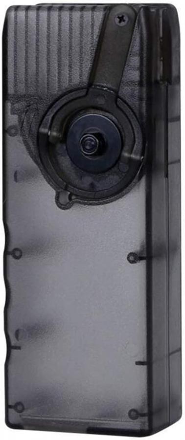 Zhongren Airsoft Speed Loader Tactical M4 Hand Crank Magazine capacità Caricabatterie rapido 6MM 1000 Tours (Nero Trasparente)