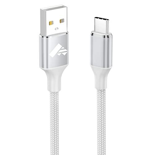 Cavo USB Type-C 1.8M, Cavetto USB Cellulare C Ricarica Rapida Filo Caricatore USBC Nylon Caricabatterie Carica Cavo USB USB C Per Samsung Galaxy S25 S24 S23 S22 Ultra iPhone 16 15 Pro Max Pixel Xiaomi
