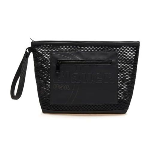 Blauer Borsa A Mano Boat Pochette Donna Poliestere Nero, Media