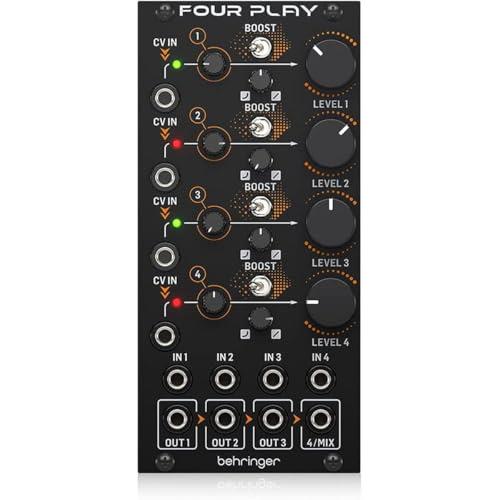Behringer FOUR PLAY Quad Amplificatori controllati in tensione e modulo mixer per Eurorack
