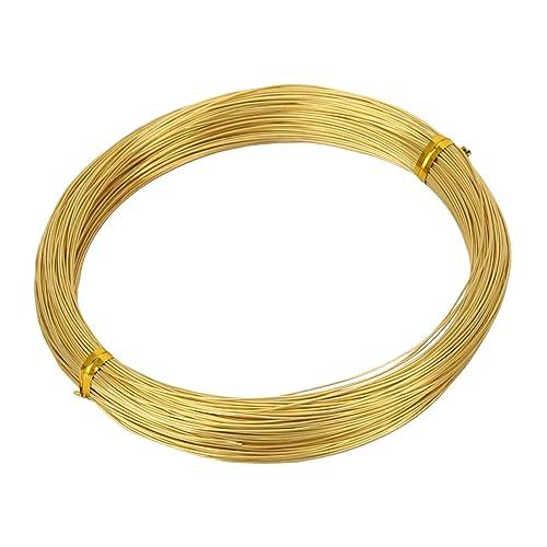 ZDLSDL Filo in Ottone, Diametro 0,5 mm, Lunghezza 50 m