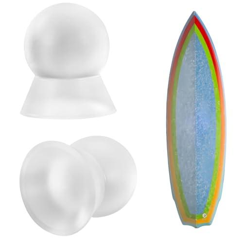 BOXOB 2pz Strumento Rimuovi Cera per Tavola da Surf, Ergonomico Raschietto Cera da Surf Accessori Efficaci per Pulizia Rapida Irregolarità Appiccicose Regalo Surfisti (Trasparente)