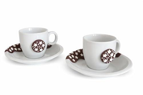 Tazzine da caffe con decorazione 