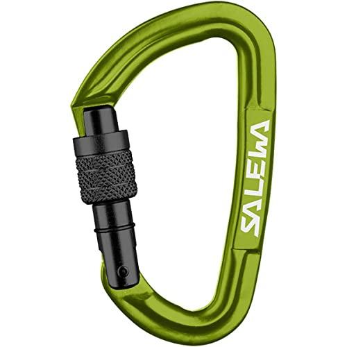 SALEWA Unisex Adulto Carabiner, Fluo Green, Taglia Unica
