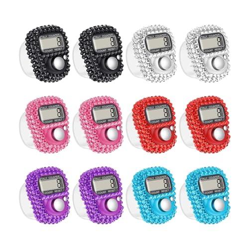 Contatore elettronico LCD per dita, Contatore Tasbeeh, Contatore digitale elettronico Tasbeeh Tasbih, Contatore digitale manuale, Contatore manuale manuale manuale Clicker numero Lap Tracker