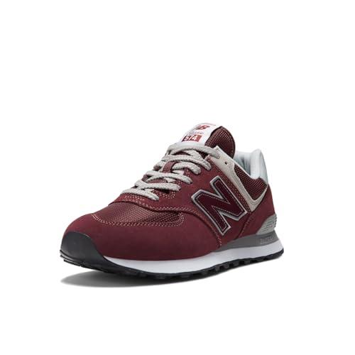 New Balance NB 574, Sneakers Uomo, Rosso Burgundy Evm, 41.5 EU