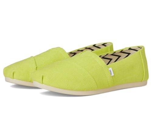 TOMS - Espadrillas da Donna Alpargata Classic, Colore, Tela Heritage Lime Brillante, 37 EU