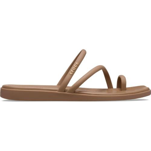Crocs Miami Toe Loop Sandali Donna, Milk Chocolate, 34/35 EU