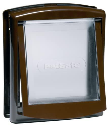 PetSafe Staywell Original, Gattaiola per Gatti, Porta di Ingresso e Uscita per animali domestici, Porticine Facile Montaggio, Gattaiola da Interno e Esterno, Struttura Solida, Marrone, M, Medio