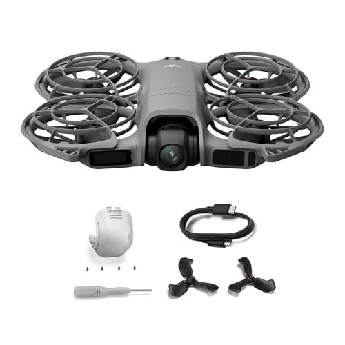 DJI Neo 2 Bundle con accessori, drone 4K leggero e pieghevole, decollo e atterraggio dal palmo della mano, controllo con gesti, ActiveTrack, rilevamento omnidirezionale degli ostacoli (Neo 2)