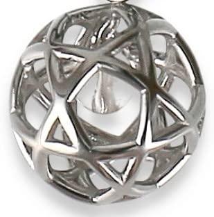 Pentasfera Acciaio con cristallo di rocca (genesa crystal)