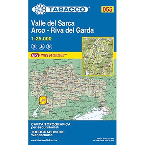 Tabacco Wandern 1 : 25 000 Var Sarca-Riva del Garda [Lingua inglese]