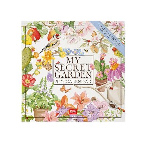 Legami - Calendario da Parete 2025 - Calendario da Muro Grande 30 x 29 cm, 12 Mesi e Planner Annuale, Spazio per Note e Appunti, In Inglese, Segni zodiacali e Festività internazionali