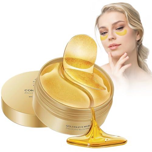 60 Pezzi Collagene Patch Occhi, Patch Occhiaie e Borse Maschera Occhi Riutilizzabili, Occhiaie Donna, Rimuovi Borse e Puffiness, Anti-Rughe e Anti-Occhiaie, Effetto ldratante e Antieta