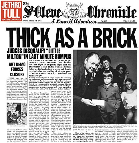 Thick As A Brick (50Th Anniversary Edt. Remaster)
