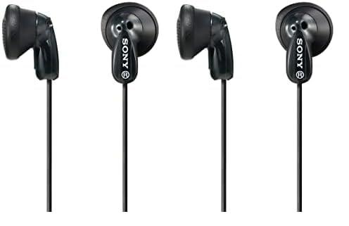 Sony MDR-E9LP Cuffie In-Ear, Nero (Confezione da 2)