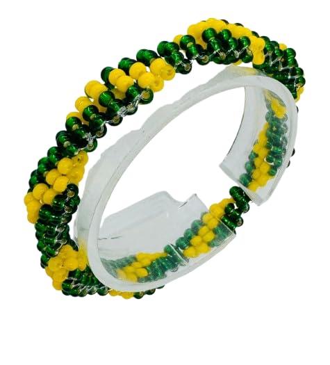 ILDE IDDE PULSERA ELASTICA DE ORULA, RELIGION YORUBA. SANTERIA CUBANA. ORISHAS. OSHA. IFA. YORUBA CREATIONS