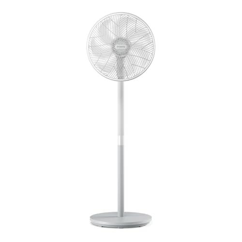 Philips Ventilatore da piedistallo Serie 2000. Potente e ultra-silenzioso. 19 dB Ventilatore da tavolo e da appoggio 2 in 1. Inclinazione e oscillazione regolabili.Timer 12 ore. CX2550, bianco.