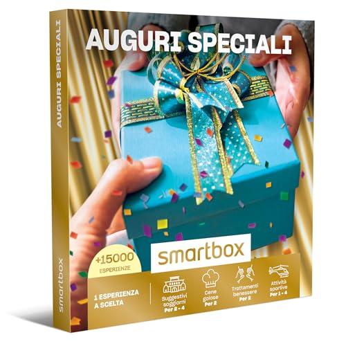 Smartbox - cofanetto regalo per uomo o donna - Auguri Speciali - idee regalo originale - 1 soggiorno o 1 cena o 1 pausa benessere o 1 attività sportiva da 1 a 4 persone