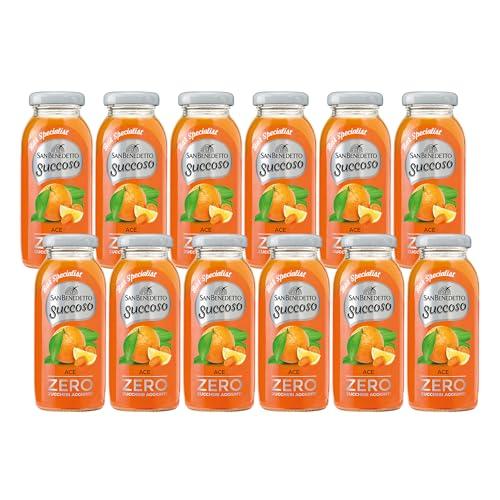 San Benedetto, Succoso Zero Bar Specialist ACE, 12x200 ml, Bevanda a base frutta Leggera e gustosa, Senza Zuccheri aggiunti