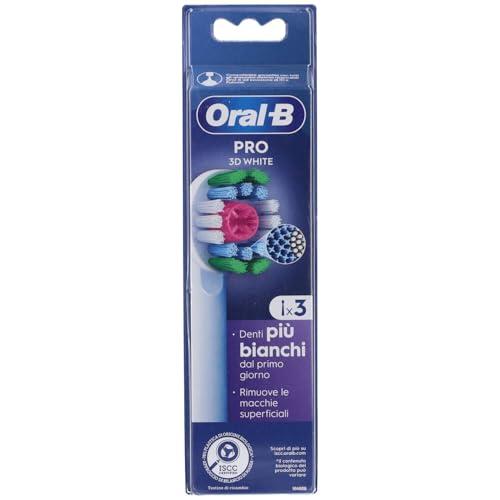 Oral-B Testine Di Ricambio Pro 3D White. 3 Testine