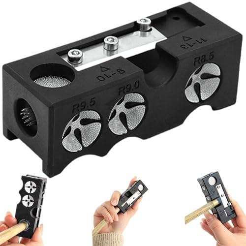 SYXLS Biliardo Rod Trimmer, 11 in 1 Biliardo Testa Strumento Multifunzionale, Biliardo Stick Repair Tool, Biliardo Testa, Biliardo Rod Trimmer, Strumento di Lucidatura, Strumento di Formazione