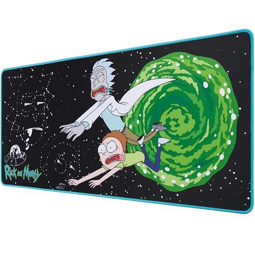 Subsonic Rick & Morty Tappetino per Mouse XXL 90 mm x 40 mm, Regalo Tappetino da Scrivania Gaming Rick & Morty con Licenza Ufficiale