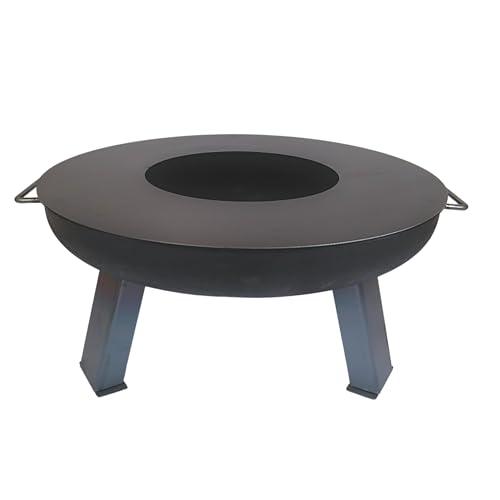SOUK ONE Plancha - Anello per braciere da Ø 80 cm, anello per braciere a vasca o cilindrico, piastra in acciaio, 4 mm di spessore