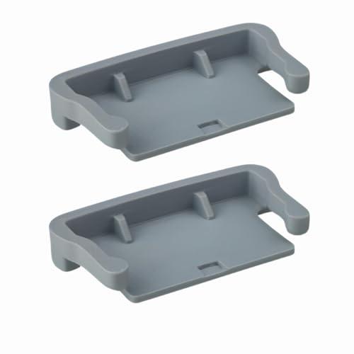 Gallo3d Clip compatibile TELE autostrada PASS (Gancio 2024 Grigio, Confezione da 2)
