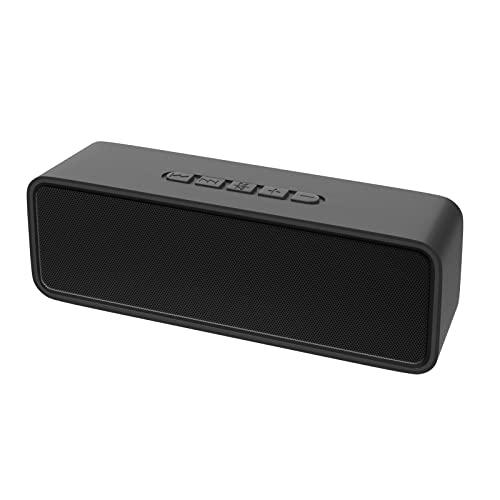 Sonkir Altoparlante Bluetooth, Casse Portatili Bluetooth 5.0 con Bassi Stereo 3D Hi-Fi Mani Libere, Batteria Integrata da 1500 mAh Supporto TF Carda (Nero)