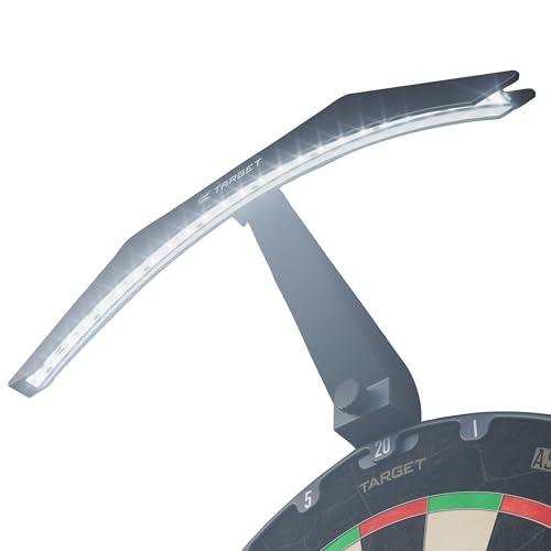 Target Darts LED Dartboard Light - Illuminazione luminosa per l'intera tavola da freccette | Cavo extra lungo da 3 m | Si adatta saldamente a tutti i bersagli per freccette | Montaggio facile