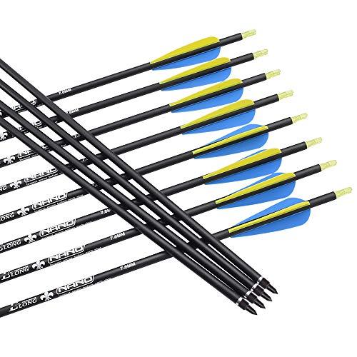 ELONG OUTDOOR Freccia in carbonio mista, per la caccia all'arco, 28