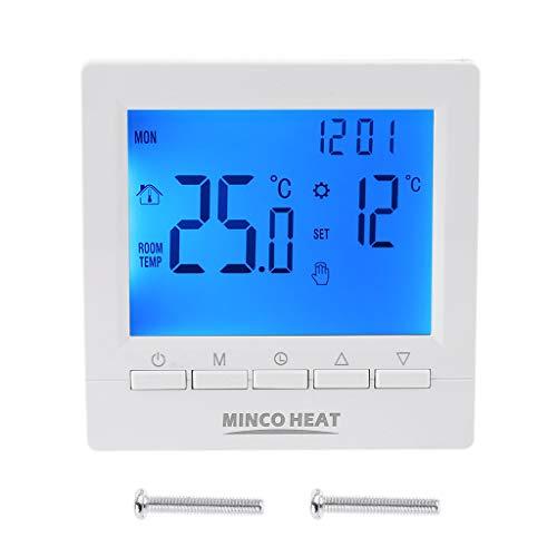 SUCHUANGUANG Termostato Digitale per Caldaia a Gas 3A Termostato Digitale programmabile settimanale per termostato Ambiente