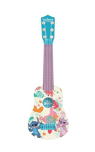 Lexibook, Disney Stitch, My first guitar for children, 6 nylon strings, 53 cm / 21'', Guide included, Blue, K200D