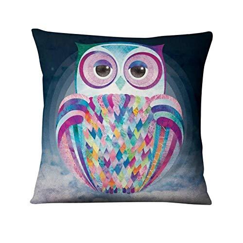 YXYLQ Federa Stampata Animale Americano Cuscino Geometrico Astratto Cuscini Decorativi Home Decor Divano Cuscino di Tiro Almofada 45 * 45-3_45X45Cm