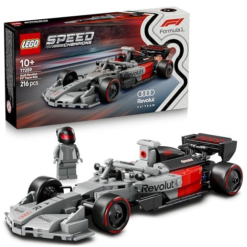 LEGO Speed Champions Auto da Corsa Audi Revolut F1 Team R26 Giocattolo - Kit Modellismo con Minifigure del Pilota da Collezione - Regalo per Bambini da 10 Anni in su e per i Fan dei Motorsport - 77259