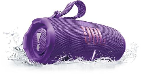 JBL Charge 6 Speaker Bluetooth Portatile Wireless, 28 Ore di Autonomia, Impermeabile IP68, Resistente alla Polvere e Antiurto, Suono Pro con AI Boost, Connessione Multi-Speaker Auracast, Viola
