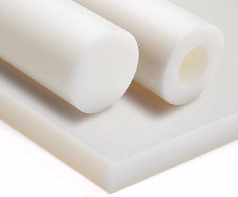 Barra Tonda in Nylon (PA6), Naturale, Vari Diametri, lunghezza 1 mt (Diam. 25 mm)