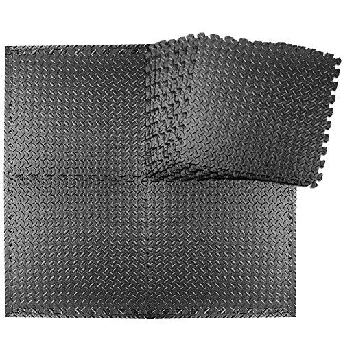 Grande Tappetino Palestra Tappeto da fitness a Puzzle Set di 20 Pezzi Protezione del pavimento Tappetino 30 x 30 x 1 cm per Pavimenti | materassino per Palestra, Workout