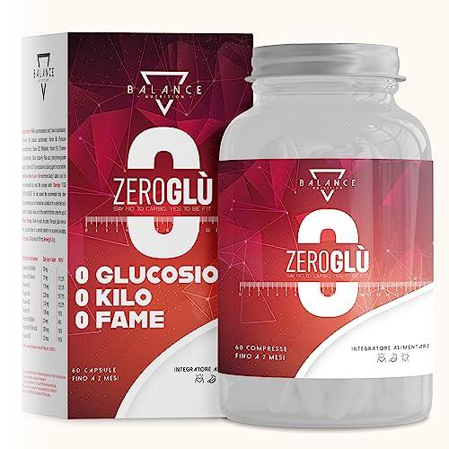ZEROGLÙ (DIETA DETOX DRENANTE) - Brucia Grassi Potenti Veloci | Pillole Dimagranti Veloci e Efficaci | Riduce gli Zuccheri per un corretto Controllo del Peso, Estratto di Fagiolo, Piperina BIOPERINE®