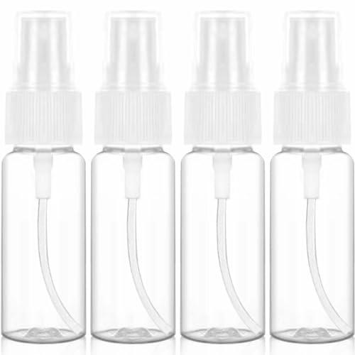 Hanyousheng 4 Pezzi Flaconi Spray, 20ml Bottiglia Spray, Flacone Spray Vuoto, Plastica Trasparente Flacone Spray, Bottiglia Spray Vuota, per Liquido Viaggio Cosmetico,Trasparente